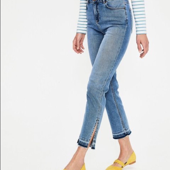 Boden Denim - Boden Salisbury Side Split Frayed Crop Jeans